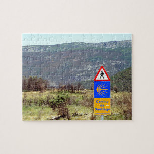 El Camino de Santiago de Compostela sign, Spain Jigsaw Puzzle