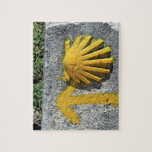 El Camino de Santiago de Compostela, Spain, shell Jigsaw Puzzle
