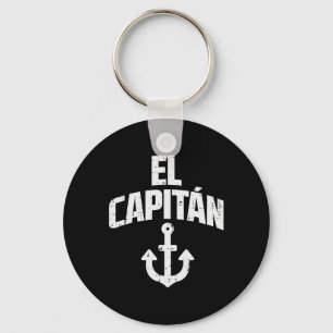El Capitan Anchor Boat Owner Captain Yacht Ship Cr Key Ring