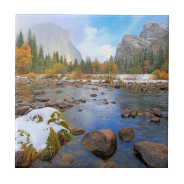 El Capitan and Three Brothers Ceramic Tile (Front)