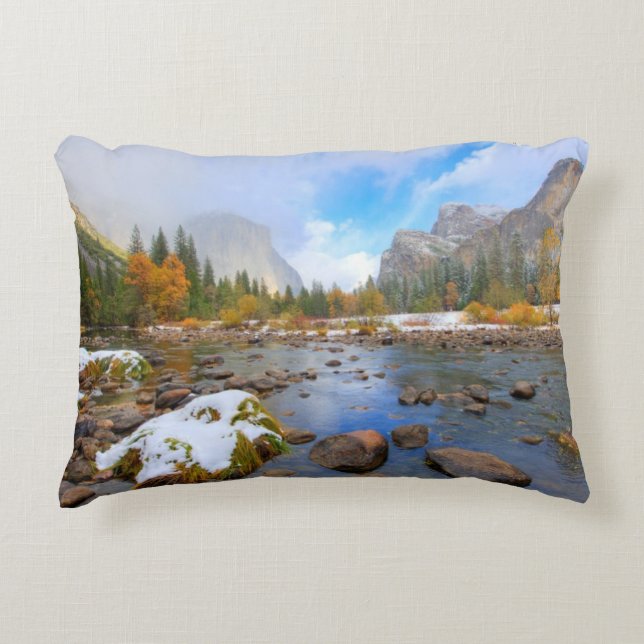 El Capitan and Three Brothers Decorative Cushion (Front)