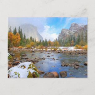El Capitan and Three Brothers Postcard