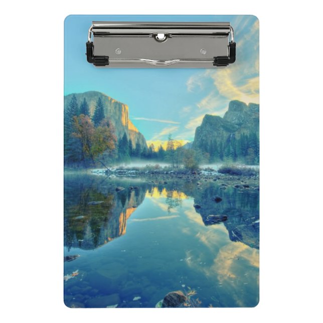 El Capitan and Three Brothers Reflection Mini Clipboard (Front)