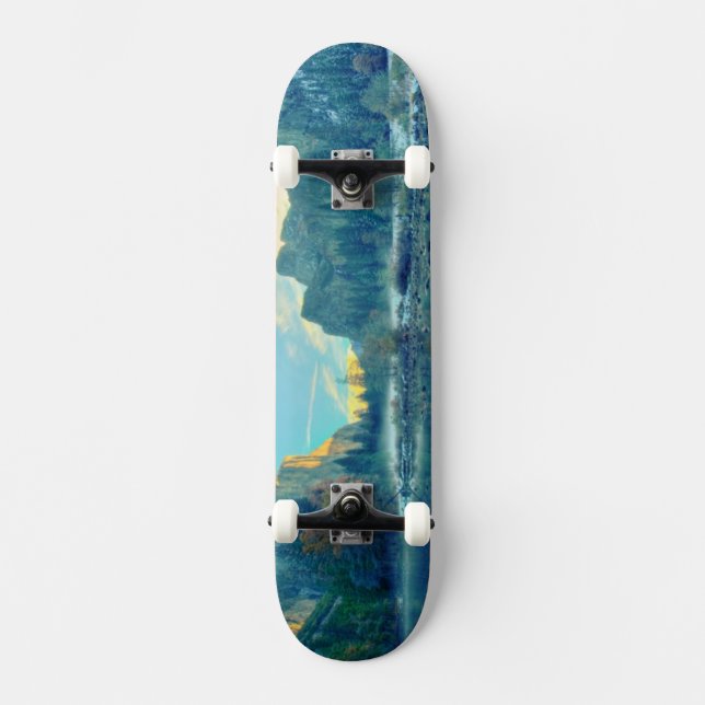 El Capitan and Three Brothers Reflection Skateboard (Front)