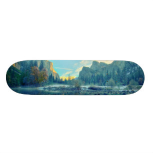 El Capitan and Three Brothers Reflection Skateboard