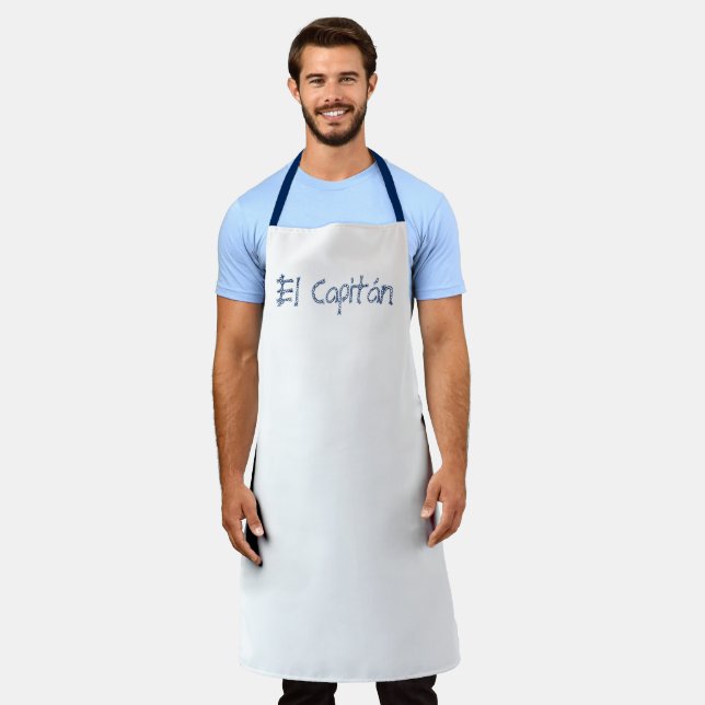 El Capitán, Captain nautical sailing rope knots Apron (Worn)