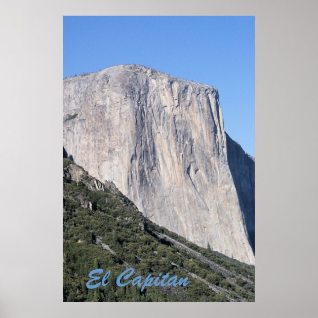El Capitan colour photograph Poster Print (Front)