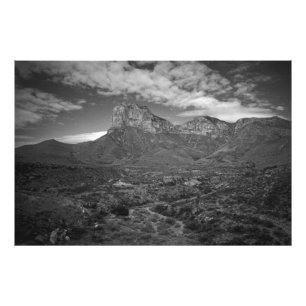 El Capitan in Black and White Photo Print