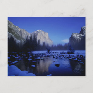 El Capitan Mountain, Yosemite National Park, Postcard