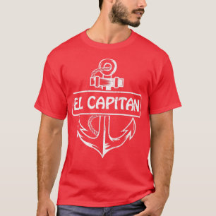 El Capitan Pontoon Boat Anchor Boating Premium T-Shirt