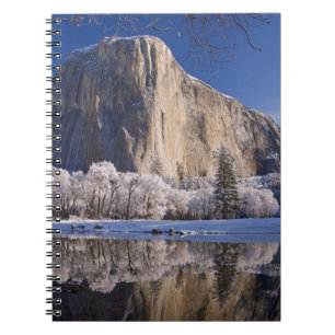 El Capitan reflects into the Merced River in 2 Notebook
