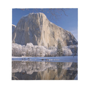 El Capitan reflects into the Merced River in 2 Notepad