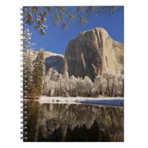 El Capitan reflects into the Merced River in Notebook