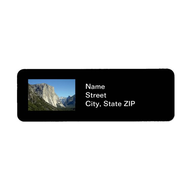 El Capitan Return Address Label (Front)