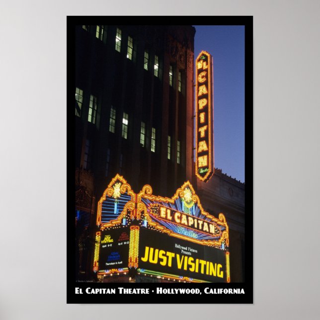 El Capitan Theatre, Hollywood 11x17 Poster (Front)