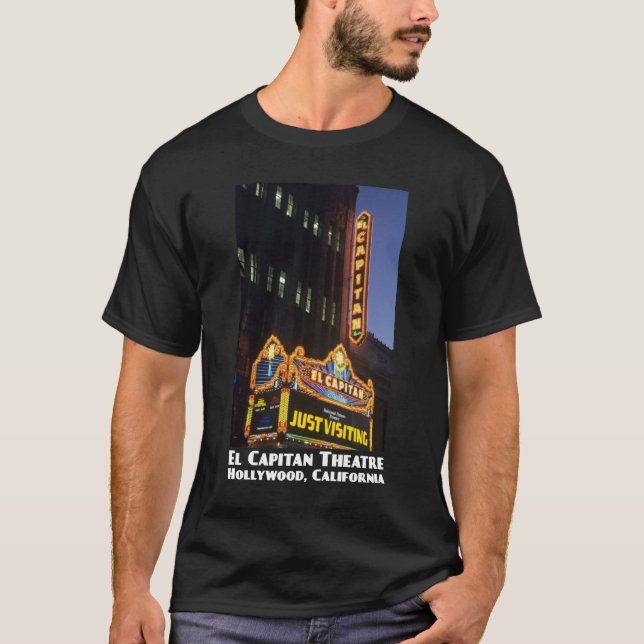 El Capitan Theatre, Hollywood Dark T-Shirt (Front)