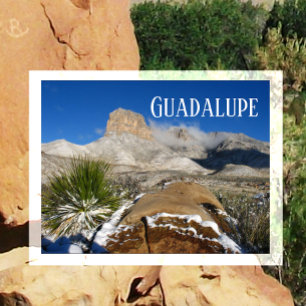 El Capitan, Winter View Guadalupe Mountains NP, TX Postcard