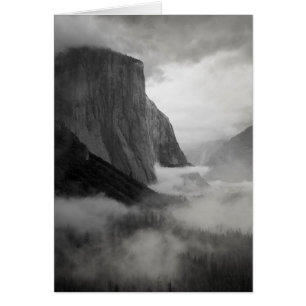El Capitan With Swirling Mist