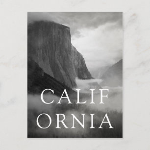 El Capitan With Swirling Mist Postcard