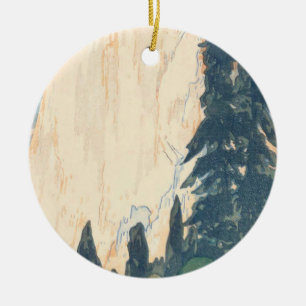 El Capitan Yosemite American Series Hiroshi Ceramic Ornament