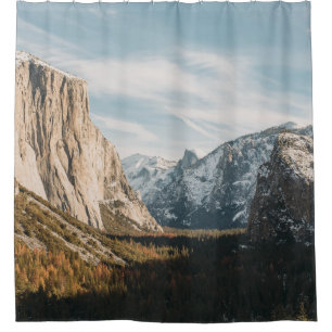EL CAPITAN, YOSEMITE AT DAYTIME SHOWER CURTAIN