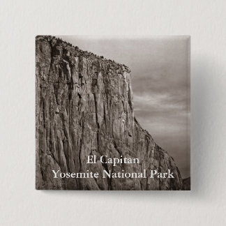 El Capitan Yosemite Sepia 15 Cm Square Badge