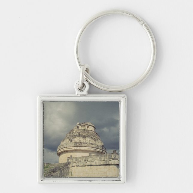 El Caracol  Mayan observatory Key Ring (Front)