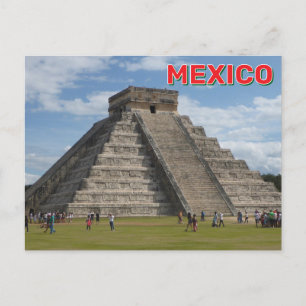 El Castillo Pyramid In Mexico Postcard