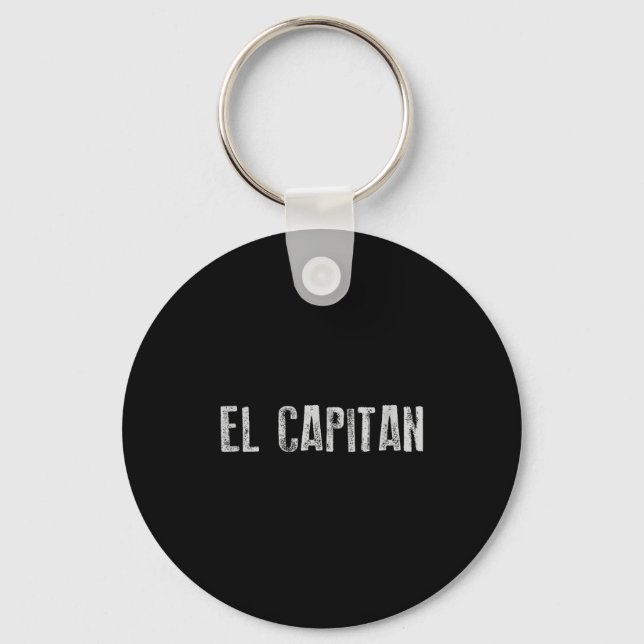 El Catan Boating Captain  Key Ring (Front)
