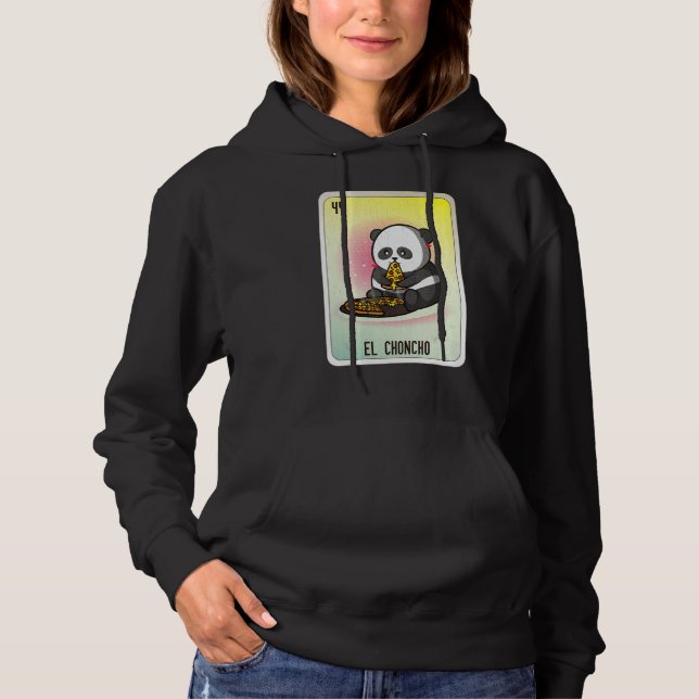 El Choncho Mexican Slang Lottery Bingo Cards Hoodie (Front)