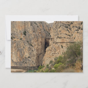 El Chorro - El Caminito del Rey. Rocks and Bridge.