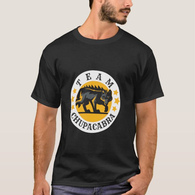 El Chupacabra Mythical Beast Cryptozoology Cryptid T-Shirt (Front)