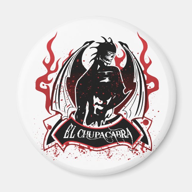 El Chupacabra - The Goat Sucker Magnet (Front)