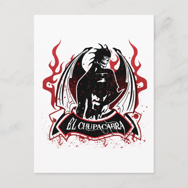 El Chupacabra - The Goat Sucker Postcard (Front)