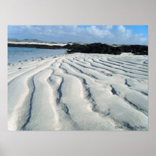 El Cotillo's amazing lagoons at lowtight Poster