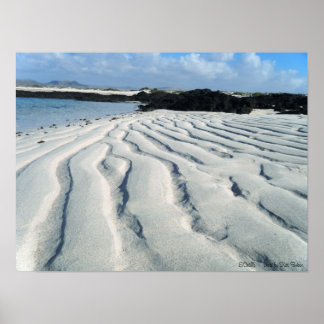 El Cotillo's amazing lagoons at lowtight Poster