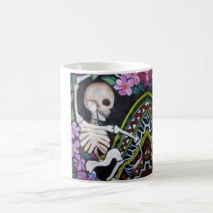 EL DIA DE LOS MUERTOS PRANCHING COFFEE MUG