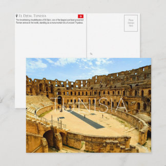 El Djem, Tunisia Travel Postcard