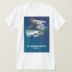 El Dorado County California map T-Shirt