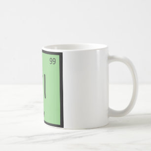 El - Eel Fish Chemistry Periodic Table Symbol Coffee Mug