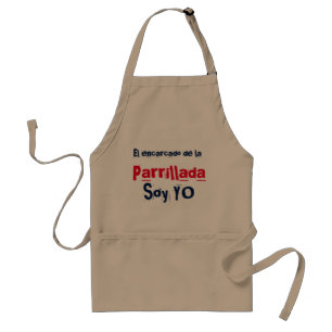 el encargado de la parrillada soy yo apron