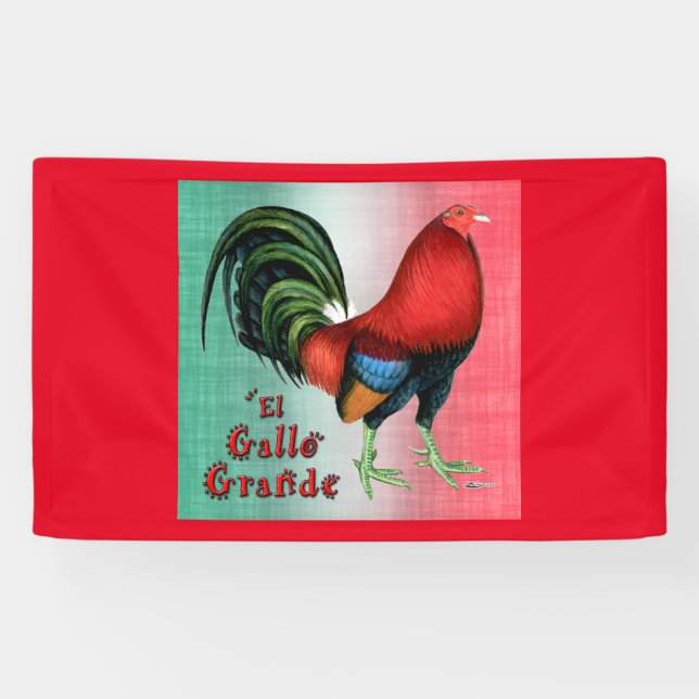 El Gallo Grande Banner (Horizontal)
