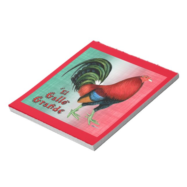 El Gallo Grande Notepad (Rotated)