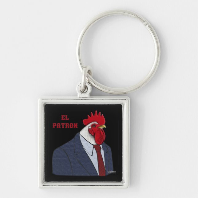 El Gallo Patron Key Ring (Front)