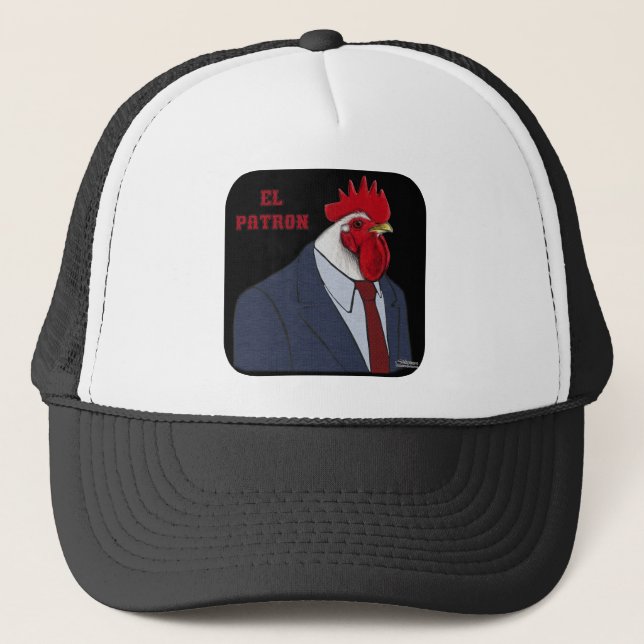 El Gallo Patron Trucker Hat (Front)