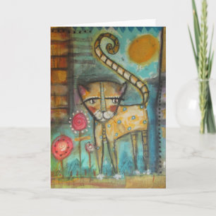 el gato 5 x 7 card