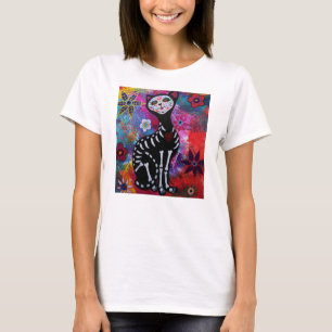 EL GATO CAT DAY OF THE DEAD SHIRT
