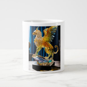 El Gato de Cristal: El Grifo Encantado Large Coffee Mug