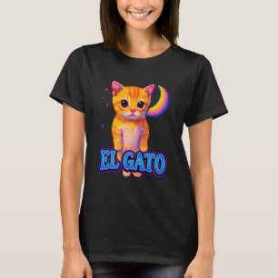 El Gato Meme Sad Crying Cat Munchkin Kitty Meme Tr T-Shirt
