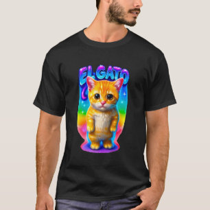 El Gato Meme Sad Crying Cat Munchkin Kitty Meme Tr T-Shirt